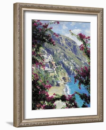 Positano, the Amalfi Coast-Curt Walters-Framed Giclee Print