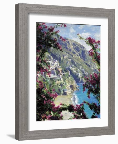 Positano, the Amalfi Coast-Curt Walters-Framed Giclee Print