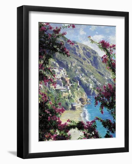 Positano, the Amalfi Coast-Curt Walters-Framed Giclee Print