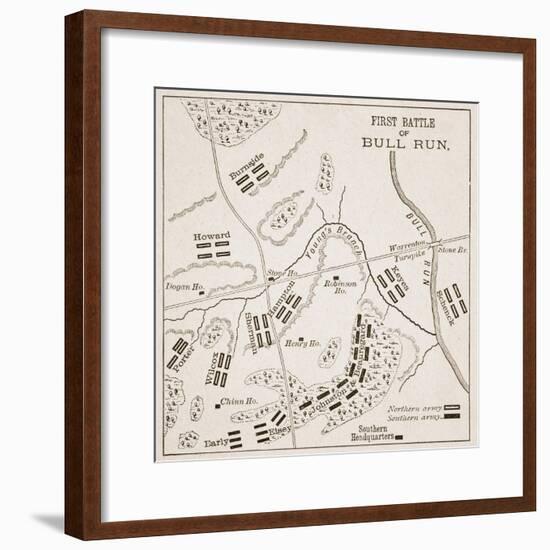 Position of the Forces at Noon-null-Framed Giclee Print