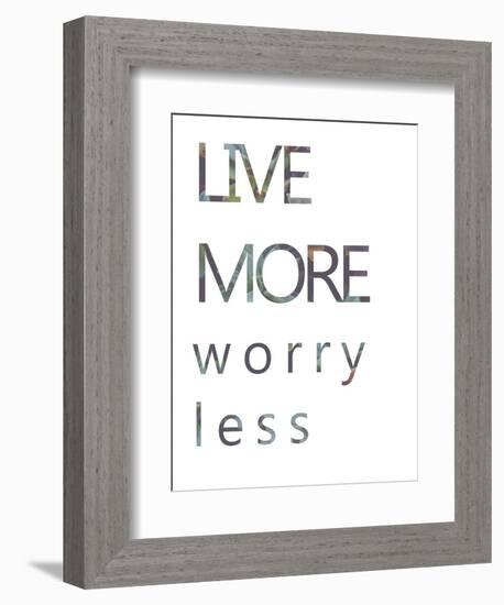 Positive Mantra II-Jennifer Goldberger-Framed Art Print