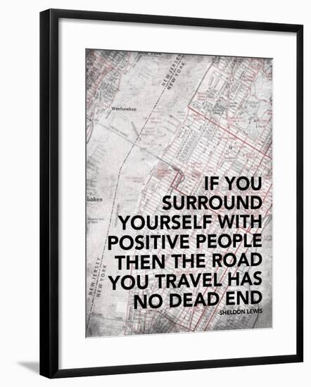 Positive People-Jace Grey-Framed Art Print