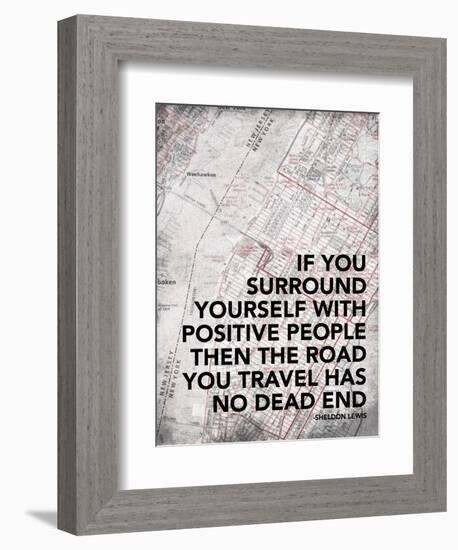 Positive People-Jace Grey-Framed Art Print