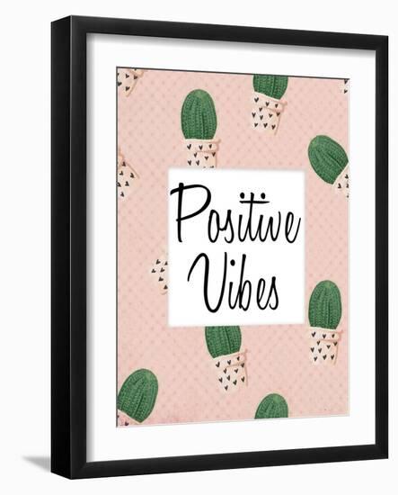 Positive Vibes-Kimberly Allen-Framed Art Print