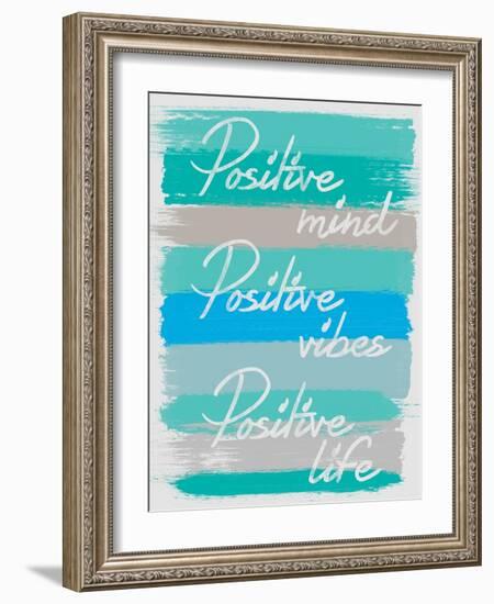 Positive-Lauren Gibbons-Framed Art Print