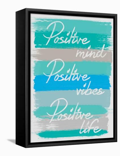 Positive-Lauren Gibbons-Framed Stretched Canvas