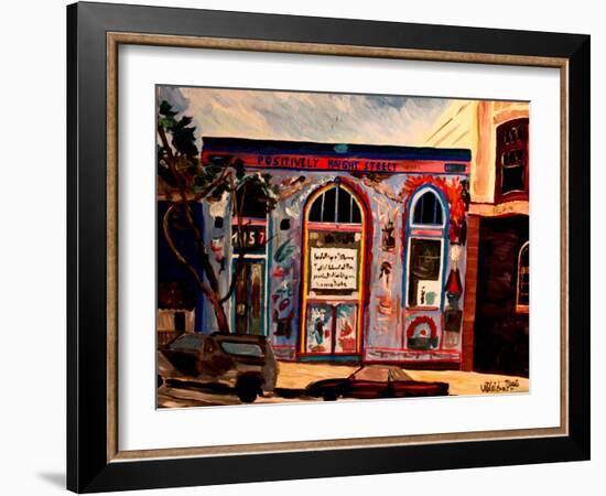 Positively Haight Street San Francisco-Markus Bleichner-Framed Art Print