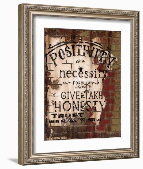 Positivity-Luis Sanchez-Framed Art Print