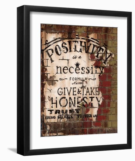 Positivity-Luis Sanchez-Framed Art Print