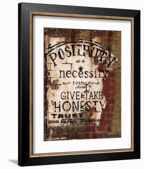 Positivity-Luis Sanchez-Framed Art Print