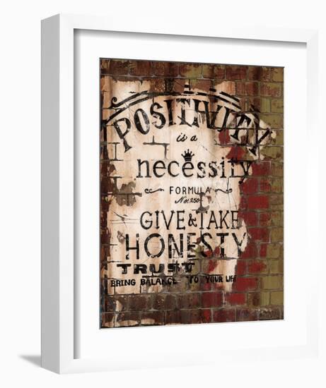 Positivity-Luis Sanchez-Framed Art Print