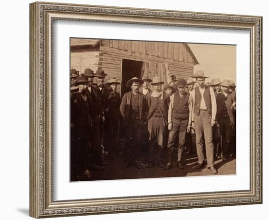 Posse From The Old West-null-Framed Art Print