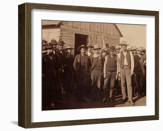 Posse From The Old West-null-Framed Art Print