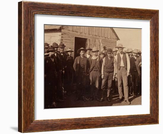 Posse From The Old West-null-Framed Art Print
