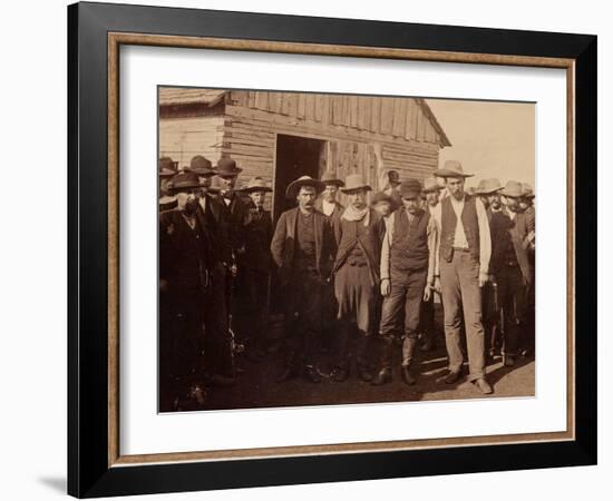 Posse From The Old West-null-Framed Art Print