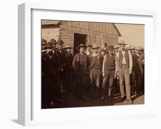 Posse From The Old West-null-Framed Art Print