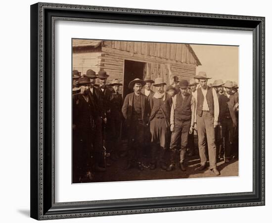 Posse From The Old West-null-Framed Art Print