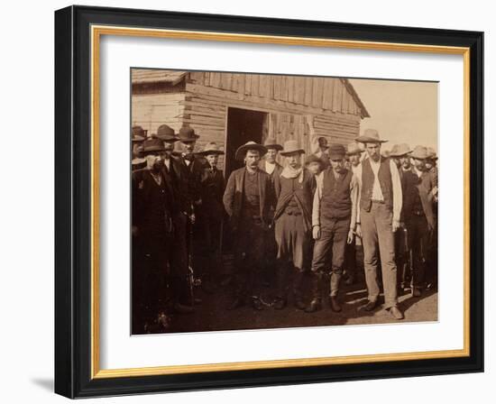 Posse From The Old West-null-Framed Art Print