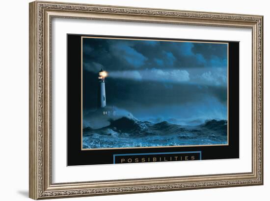 Possibilities - Lightgouse-Unknown Unknown-Framed Art Print