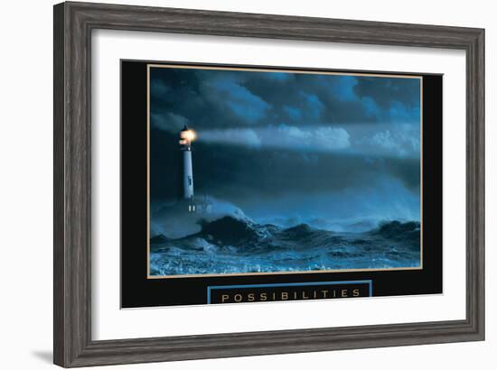 Possibilities - Lightgouse-Unknown Unknown-Framed Art Print