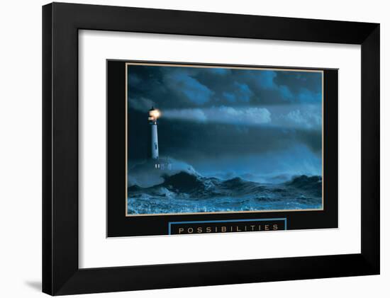 Possibilities - Lightgouse-Unknown Unknown-Framed Art Print