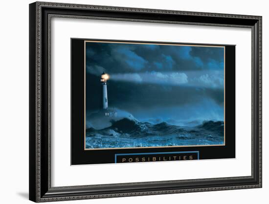 Possibilities - Lightgouse-Unknown Unknown-Framed Art Print