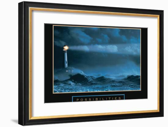 Possibilities - Lightgouse-Unknown Unknown-Framed Art Print