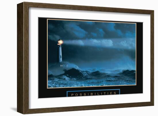 Possibilities - Lightgouse-Unknown Unknown-Framed Art Print