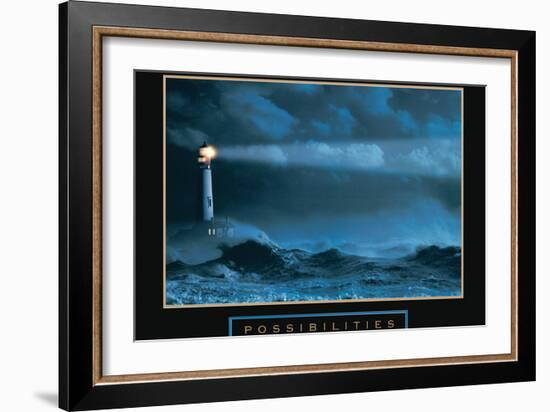 Possibilities - Lightgouse-Unknown Unknown-Framed Art Print