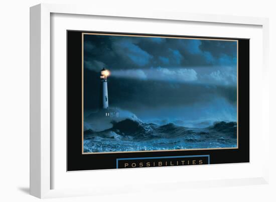 Possibilities - Lightgouse-Unknown Unknown-Framed Art Print