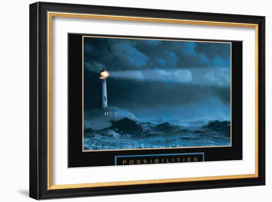 Possibilities - Lightgouse-Unknown Unknown-Framed Art Print