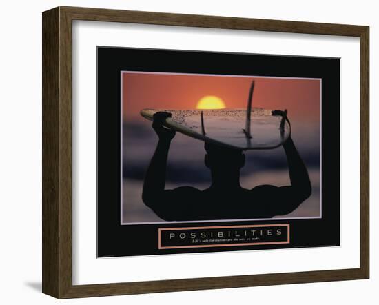 Possibilities - Surfer-Unknown Unknown-Framed Photo