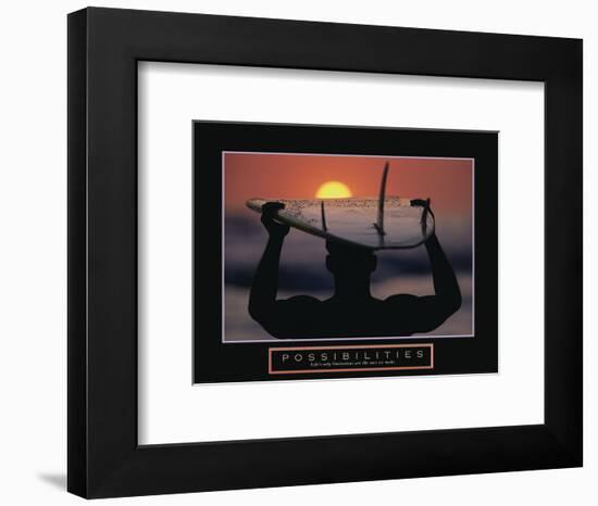 Possibilities - Surfer-Unknown Unknown-Framed Photo