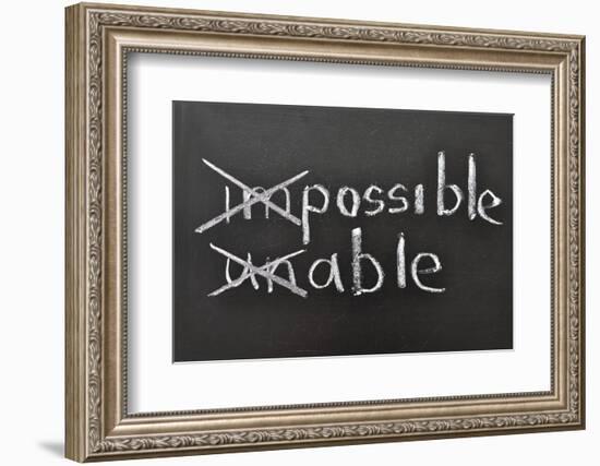 Possible, Able-Yury Zap-Framed Photographic Print