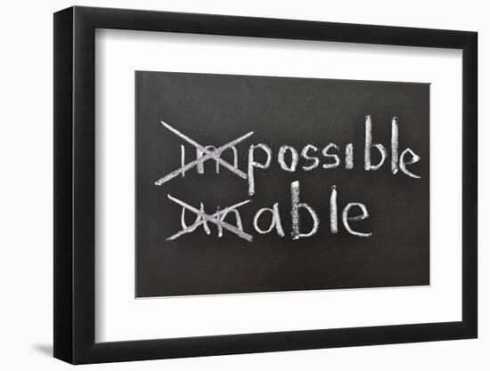 Possible, Able-Yury Zap-Framed Photographic Print