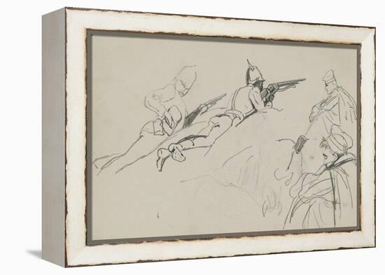 Possible Study for 'Dawn of Waterloo', 1893-Lady Butler-Framed Premier Image Canvas