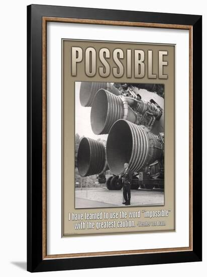 Possible-null-Framed Art Print