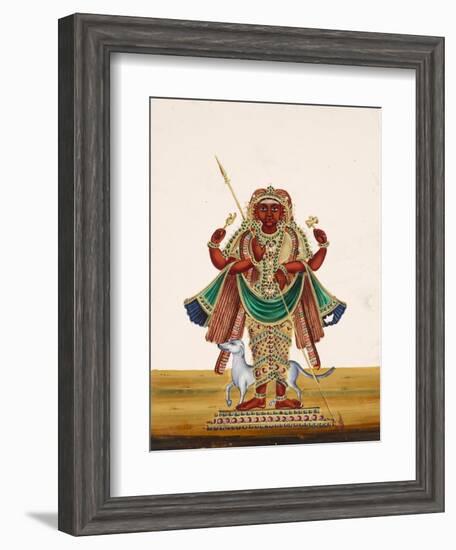 Possibly a Depitcion of Bharab, the Incarnation of Vishnu and the God of Destruction, from…-null-Framed Giclee Print