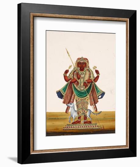 Possibly a Depitcion of Bharab, the Incarnation of Vishnu and the God of Destruction, from…-null-Framed Giclee Print