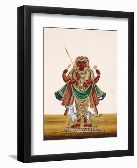 Possibly a Depitcion of Bharab, the Incarnation of Vishnu and the God of Destruction, from…-null-Framed Giclee Print
