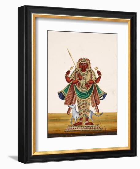 Possibly a Depitcion of Bharab, the Incarnation of Vishnu and the God of Destruction, from…-null-Framed Giclee Print