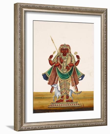 Possibly a Depitcion of Bharab, the Incarnation of Vishnu and the God of Destruction, from…-null-Framed Giclee Print