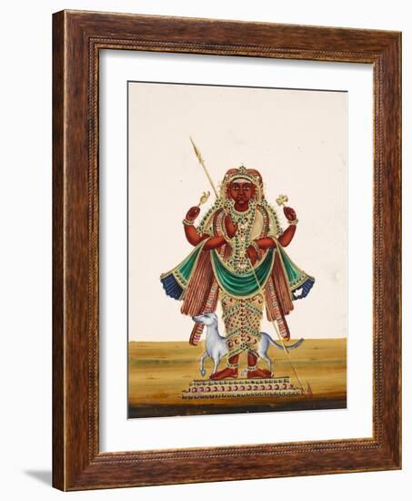 Possibly a Depitcion of Bharab, the Incarnation of Vishnu and the God of Destruction, from…-null-Framed Giclee Print