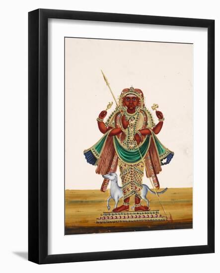 Possibly a Depitcion of Bharab, the Incarnation of Vishnu and the God of Destruction, from…-null-Framed Giclee Print