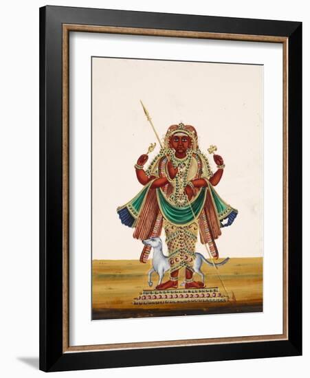 Possibly a Depitcion of Bharab, the Incarnation of Vishnu and the God of Destruction, from…-null-Framed Giclee Print