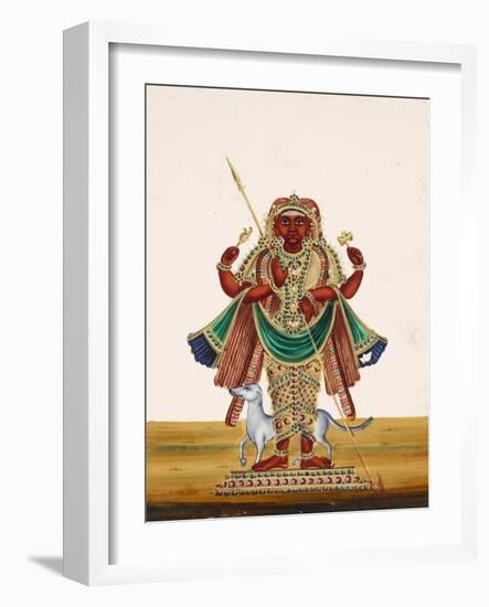 Possibly a Depitcion of Bharab, the Incarnation of Vishnu and the God of Destruction, from…-null-Framed Giclee Print