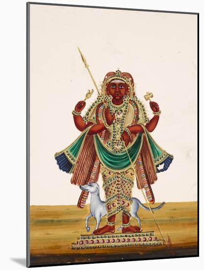 Possibly a Depitcion of Bharab, the Incarnation of Vishnu and the God of Destruction, from…-null-Mounted Giclee Print