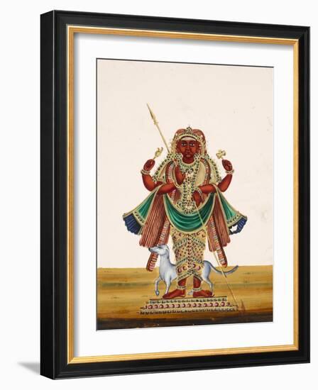 Possibly a Depitcion of Bharab, the Incarnation of Vishnu and the God of Destruction, from…-null-Framed Giclee Print