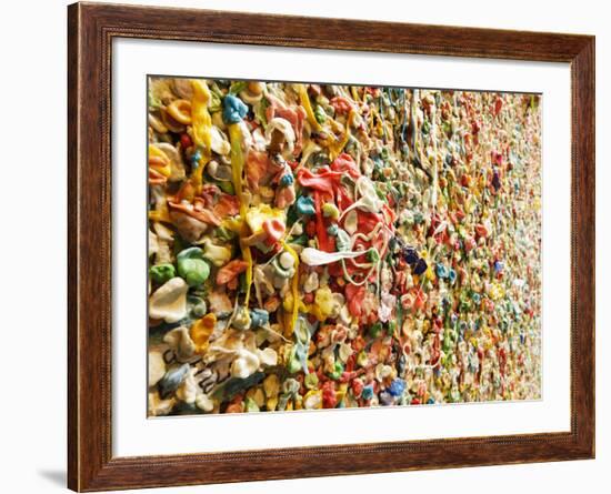 Post Alley Chewing Gum Details-searagen-Framed Photographic Print