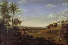 Brazilian Landscape with Sugar Mill, Armadillo and Snake, River Varzea-Post-Framed Giclee Print